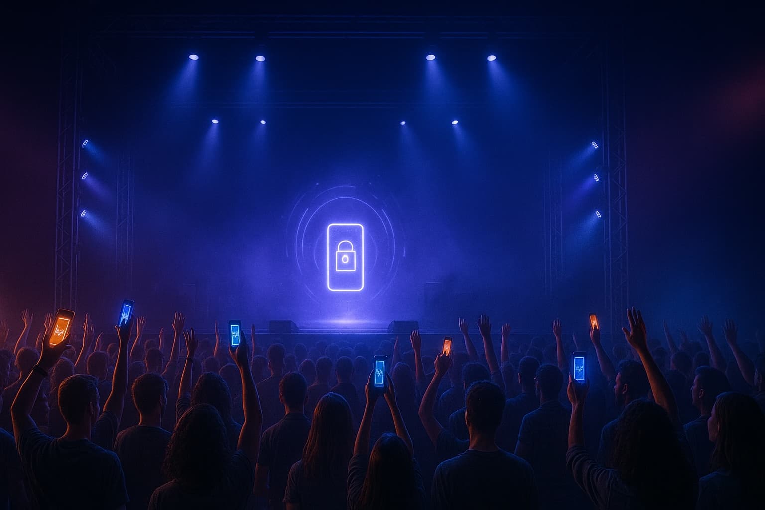 Scène à moitié pleine